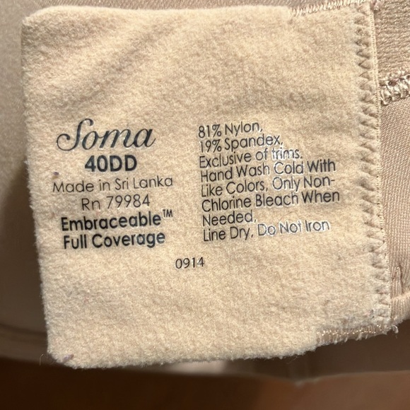 Soma - 40DD Bra - Picture 8 of 8